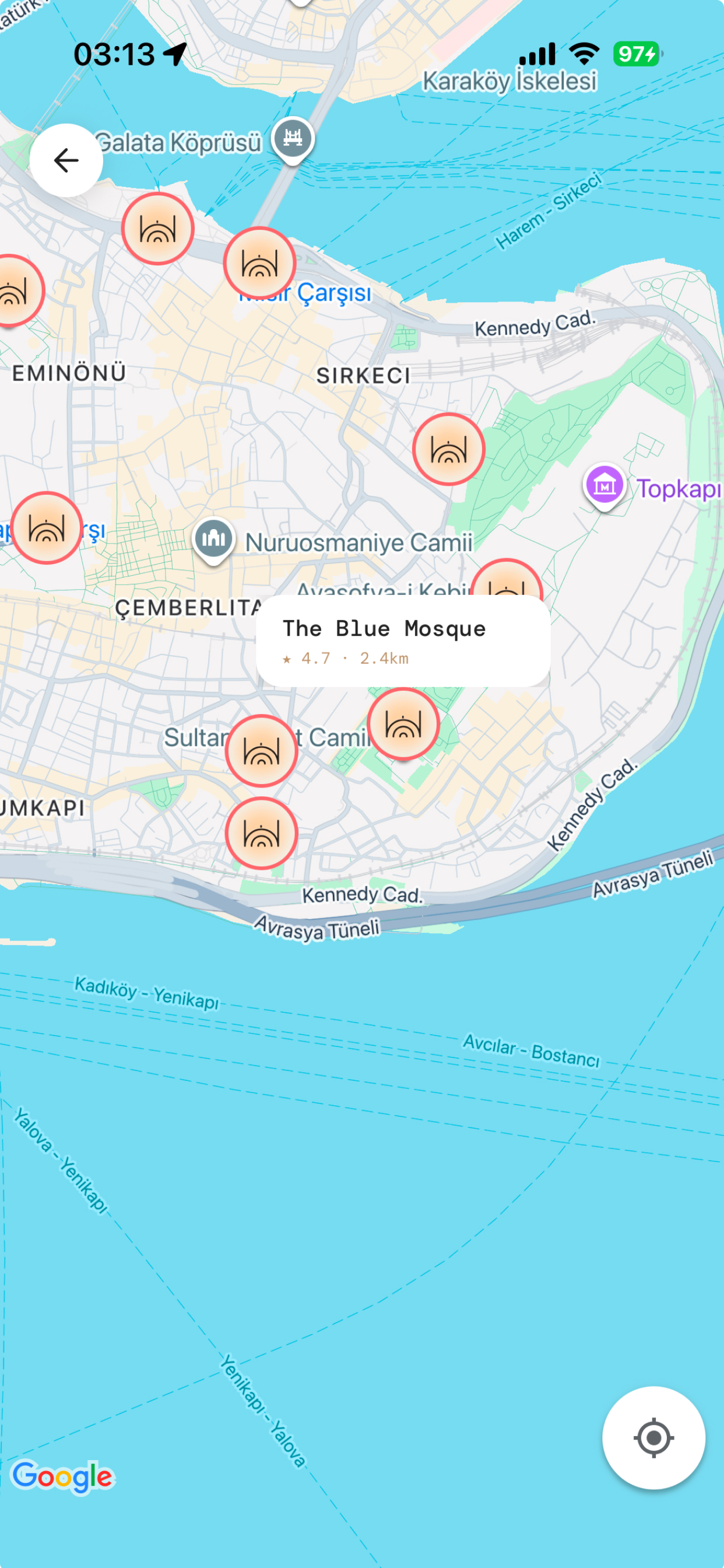 Map view